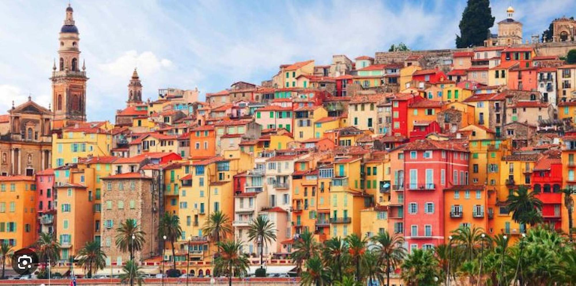 Le Mona Lisa, Vue Mer, Balcon Menton Exterior foto